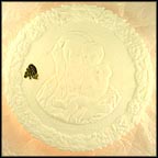 Madonna Of The Goldfinch - White Satin Collector Plate MAIN
