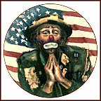 And God Bless America Collector Plate by Charlotte Kelley MAIN