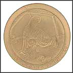Laid In A Manger Collector Plate by John Frank MAIN