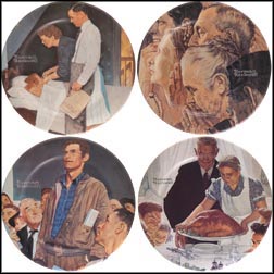 Rockwell's Four Freedoms Metal Plates - Set of 4 Collector Plate by Norman Rockwell MAIN