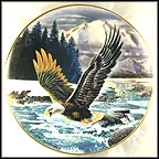 Soaring The Rapids Collector Plate by Ronald Van Ruyckevelt MAIN