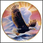 Wings Of Majesty Collector Plate by Ronald Van Ruyckevelt MAIN