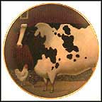 Bessie's Barn Collector Plate by Lowell Herrero MAIN