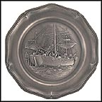 Boston Tea Party - 1773 Collector Plate by Steven Dohanos MAIN