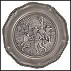 Battle Of Concord Bridge - 1775 Collector Plate by Paul Rickert MAIN