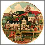 Sweet Apple Junction Collector Plate by Jane Wooster Scott MAIN