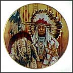 Chief Of The Piegon Blackfoot Collector Plate by Paul Calle MAIN