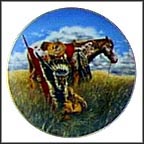 Warrior Of The Plains Collector Plate by Paul Calle MAIN