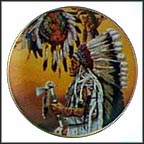 Chief Wolf Plume Collector Plate by Paul Calle MAIN