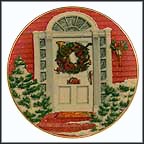 Christmas Wreath Collector Plate MAIN