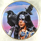 Spirit of the Black Crow Collector Plate by Gary Ampel MAIN