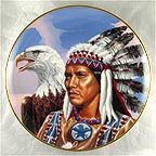 Spirit of the Great Eagle Collector Plate by Gary Ampel MAIN