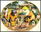 Catnap Lodge Collector Plate by Bryan Moon MAIN