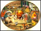 Luck Of The Paw Collector Plate by Bryan Moon MAIN