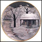 Moonlight Visitors Collector Plate by Carol Endres MAIN