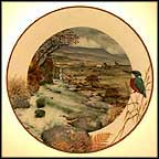 Secluded Stream In November Collector Plate by Peter Barratt MAIN
