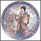 Peony Maiden Collector Plate by Marty Noble MAIN