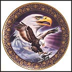 Majestic Freedom Collector Plate by Ronald Van Ruyckevelt MAIN