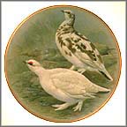 Rock Ptarmigan Collector Plate by Basil Ede MAIN
