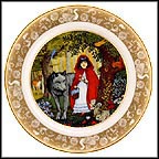 Little Red Riding Hood Collector Plate by Carol Lawson MAIN