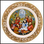 Snow White And The Seven Drawfs Collector Plate by Carol Lawson MAIN