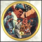 The Legendary Babe Ruth Collector Plate by James Auckland MAIN