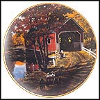 The Old Covered Bridge Collector Plate by Paul MacWilliams MAIN
