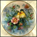 Dogwood Duet Collector Plate by Carolyn Shores Wright MAIN