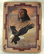Heart Like an Eagle Collector Plate by Detha Watson MAIN
