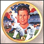 Whitey Ford - The Greatest Pitcher Collector Plate by James Auckland MAIN