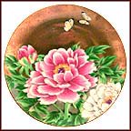 Hua Wang (Peony ) Collector Plate by Shojiro Nishimura Flowers MAIN