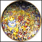 Meodi Gras Collector Plate by Bill Bell MAIN