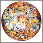 Scaredy Cats Collector Plate by Bill Bell MAIN
