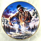 Maiden of the First Snowfall Collector Plate by David Penfound MAIN