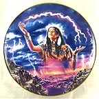Maiden of the Mystical Lightning Collector Plate by David Penfound MAIN