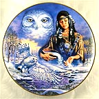 Maiden of the Mystical Owl Collector Plate by David Penfound MAIN