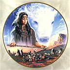 Maiden of Peace Collector Plate by David Penfound MAIN