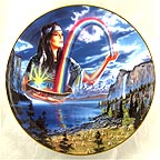 Rainbow Maiden Collector Plate by David Penfound MAIN