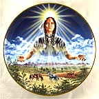 Sun Maiden Collector Plate by David Penfound MAIN