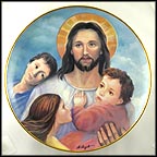 Blessed Are The Children Collector Plate by Arthur de Angelo MAIN
