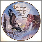Carried On Eagles' Wings Collector Plate by Ted Blaylock MAIN