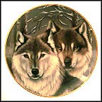 Eyes Of Winter Collector Plate by Cassandra Graham MAIN