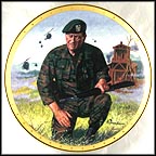 John Wayne, Legendary Green Beret Collector Plate by Robert Tanenbaum MAIN