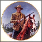 John Wayne, High Country Collector Plate by Robert Tanenbaum MAIN
