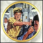 John Wayne, Symbol Of Naval Strength Collector Plate by Robert Tanenbaum MAIN