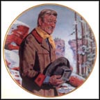 John Wayne, Pine Ridge Collector Plate by Robert Tanenbaum MAIN