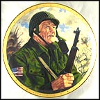 John Wayne, Salute To The Soldier Collector Plate by Robert Tanenbaum MAIN
