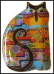 Floral Feline Collector Plate by Laurel Burch MAIN