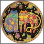 Flowering Felines Collector Plate by Laurel Burch MAIN