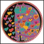 Queen Of Hearts Collector Plate by Laurel Burch MAIN